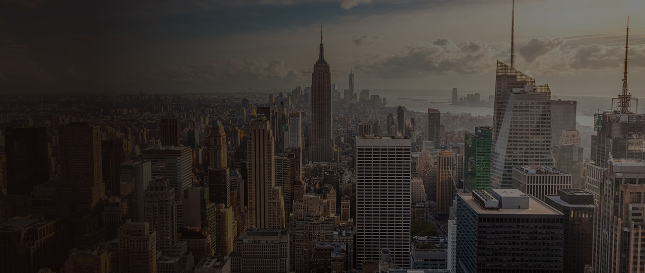 City skyline with buildings